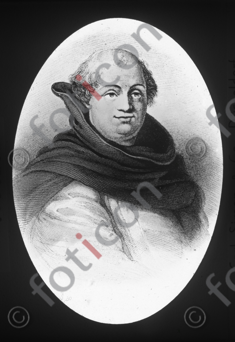 Johann Tetzel | Johann Tetzel - Foto foticon-simon-150-017-sw.jpg | foticon.de - Bilddatenbank für Motive aus Geschichte und Kultur